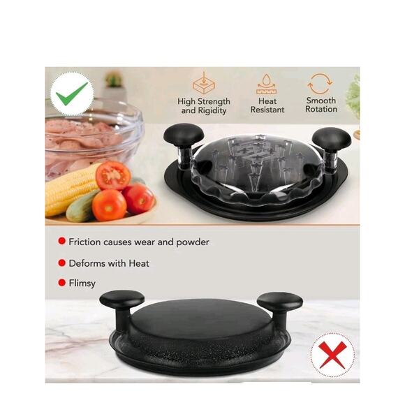 Luxie Culinary Chicken Shredder Tool Anti-Slip BPA Free Plastic Meat Claws s27 - Picture 3 of 6